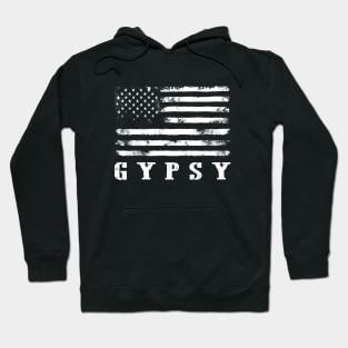 Distressed American Flag Gypsy Legend Hoodie